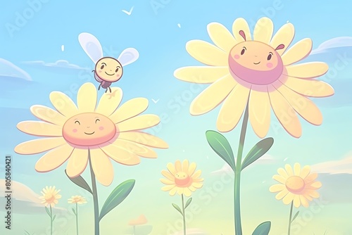 flower bouquets, bee smiles