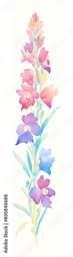 Fototapeta premium July, larkspur