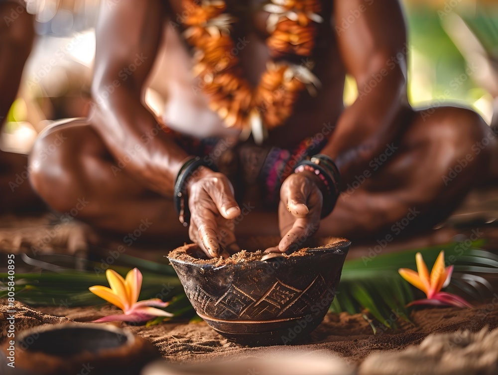 Fijian Kava Ceremony Communal Drinking Ritual Integral to Indigenous ...