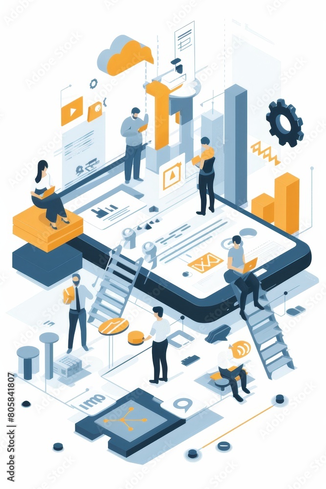 Obraz premium Visualizing Compliance and Governance: Demonstrating Advanced Document Management Technologies Ensuring Regulatory Compliance and Governance Standards