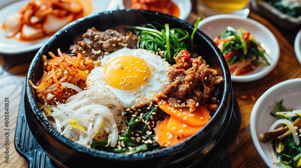 A Delicious Bo ssam Korean food . Generative Ai A Delicious Bo ssam Korean food . Generative Ai