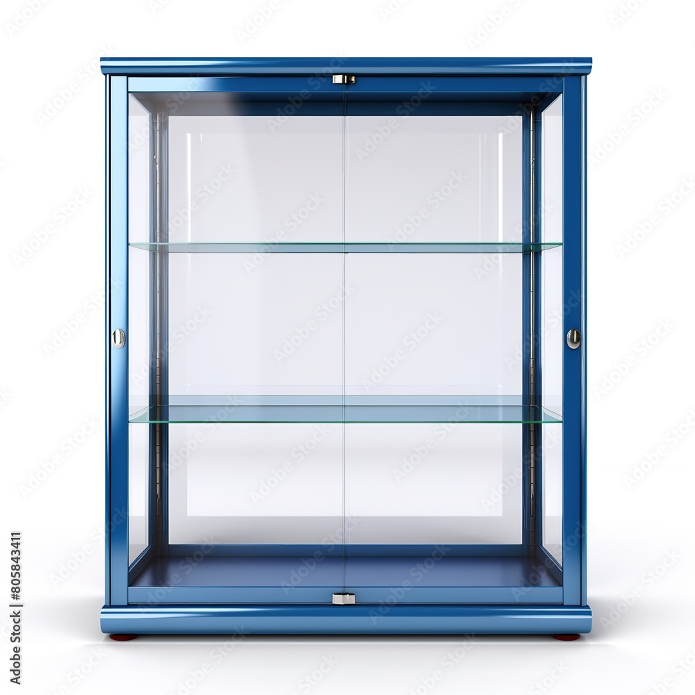 Display cabinet blue Display cabinet blue