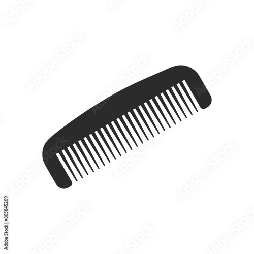 Hairbrush icon isolated on white background.