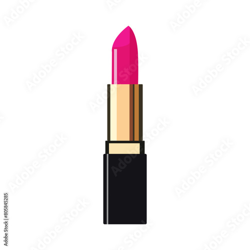 Pink Lipstick icon isolate on white background.