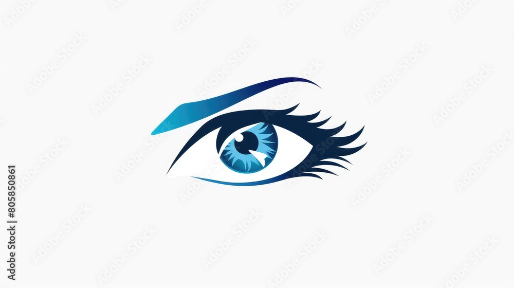 eyes logo template AI generated eyes logo template AI generated