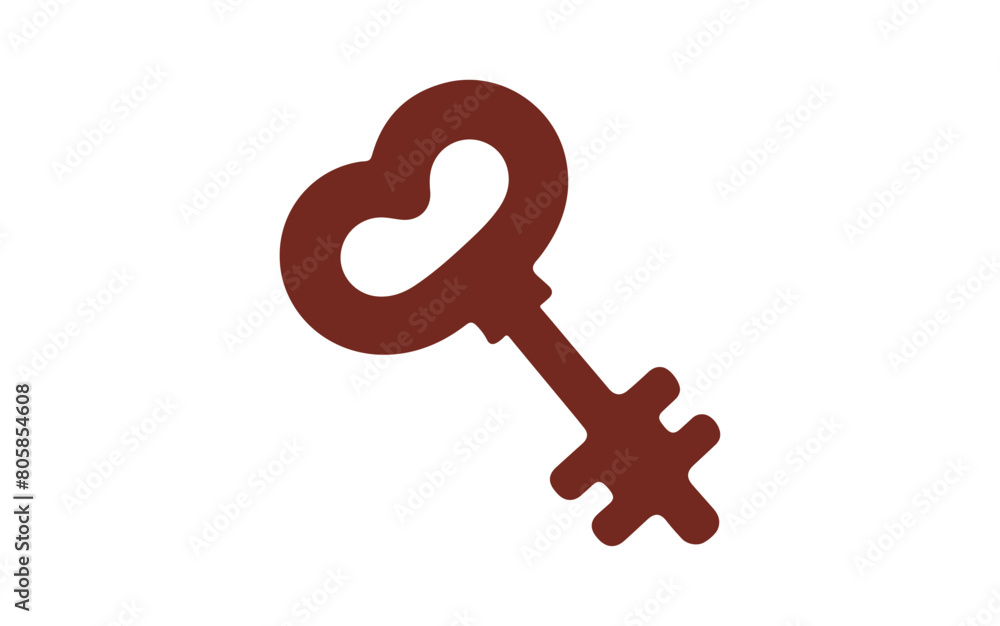 love key, cherry, butterfly, vector love key, cherry, butterfly, vector