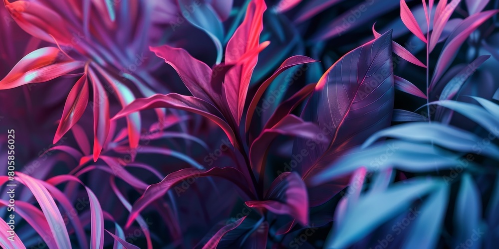 A close up of a plant with purple leaves A close up of a plant with purple leaves