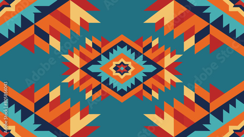 Aztec seamless pattern. Tribal aztec vector background. Boho ornament.