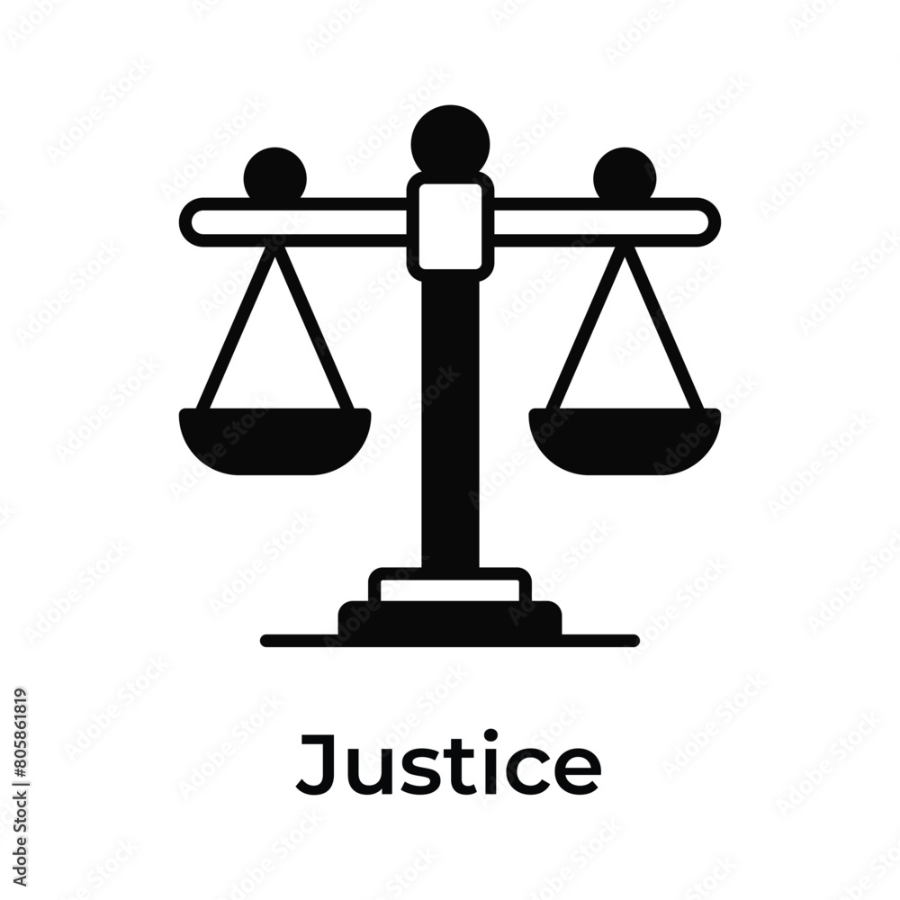 Have a look at this beautiful icon of law scale, justice scale vector Have a look at this beautiful icon of law scale, justice scale vector
