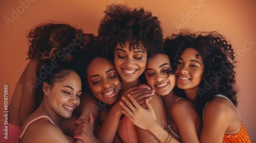 A Joyful Embrace Among Friends photo