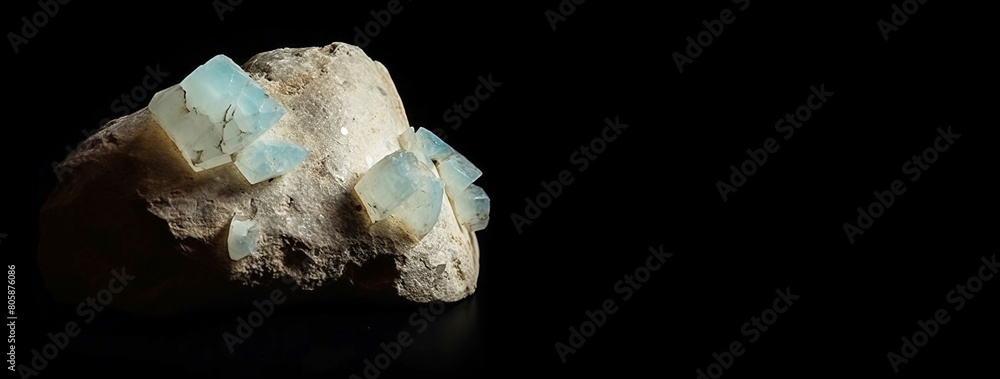 Magnesite fossil mineral stone. Geological crystalline fossil. Dark background close-up. Magnesite fossil mineral stone. Geological crystalline fossil. Dark background close-up.