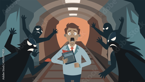 In the Tunnel of Terror the constant blare of news reports and footage was enough to make anyones heart race and palms sweat creating a truly.
