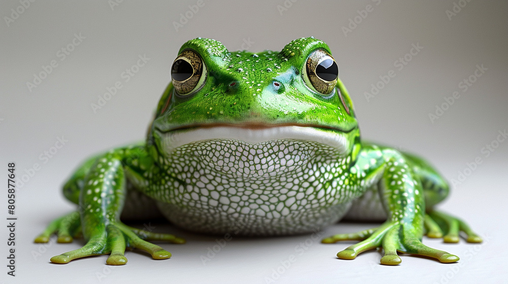 Obraz premium green tree frog