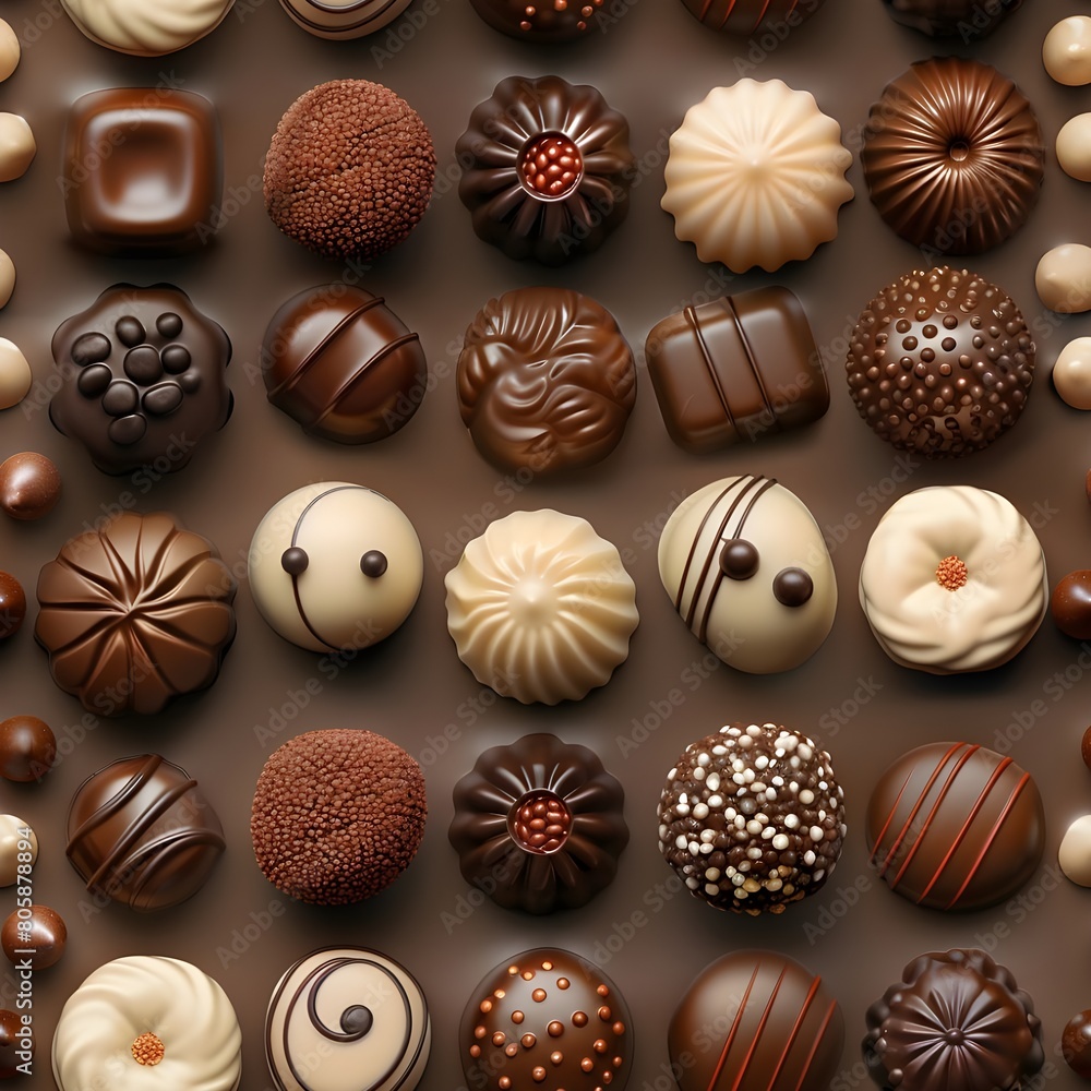 chocolate candies background tile seamless chocolate candies background tile seamless