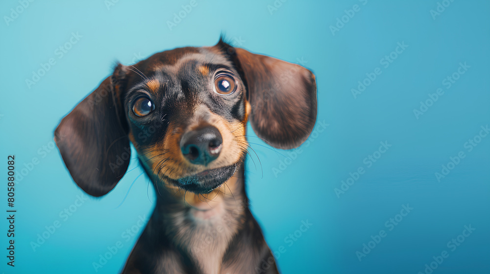 Portrait of a baby dachshund Portrait of a baby dachshund