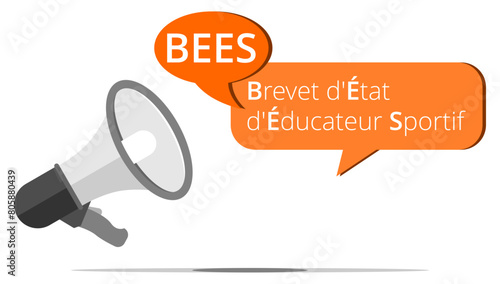 Mégaphone BEES - Brevet d’État d’Éducateur Sportif