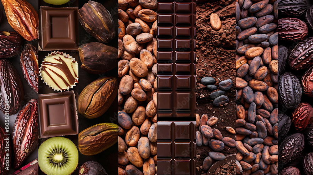 Chocolate Background For World Chocolate Day, Generative AI Chocolate Background For World Chocolate Day, Generative AI