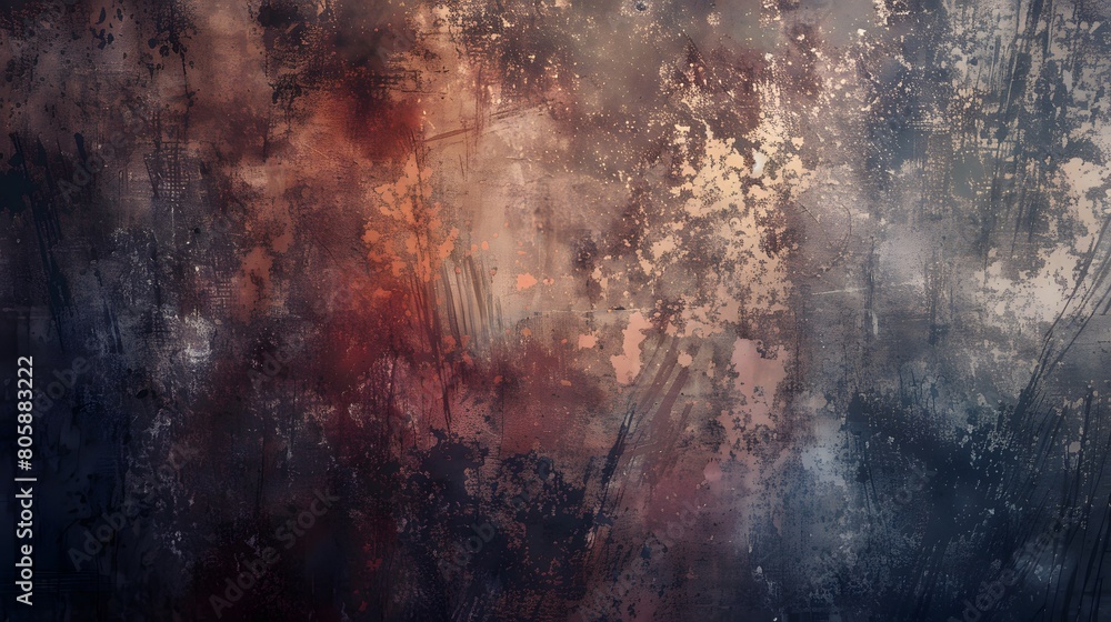 Abstract Grunge Texture with Weathered Red and Blue Paint Abstract Grunge Texture with Weathered Red and Blue Paint