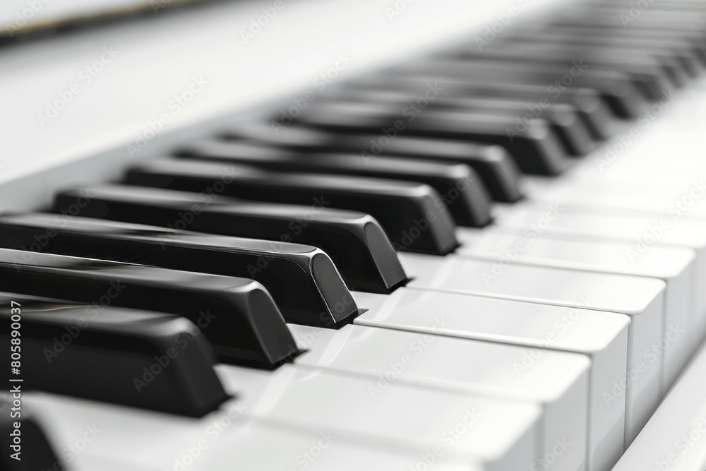 Monochrome background of black and white piano keyboard keys in grayscale for music concept design Monochrome background of black and white piano keyboard keys in grayscale for music concept design