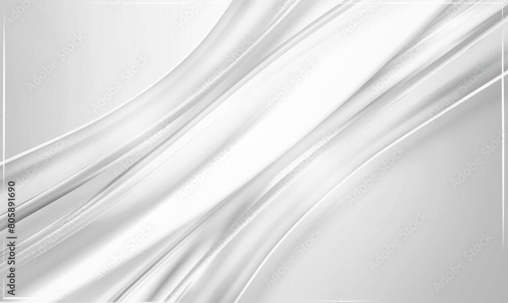 Fototapeta premium Silver border frame simple abstract background. Backdrop for design and texts