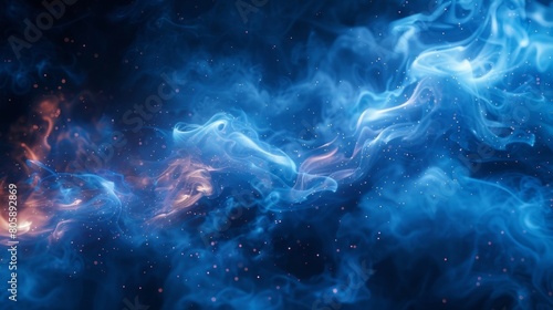 Blue flames are great for creating a mysterious and otherworldly atmosphere.