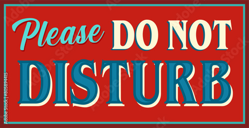 please do not disturb sign