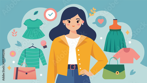 A young fashion blogger uses her platform to promote the principles of slow fashion showcasing her personal style through thrifting upcycling and.