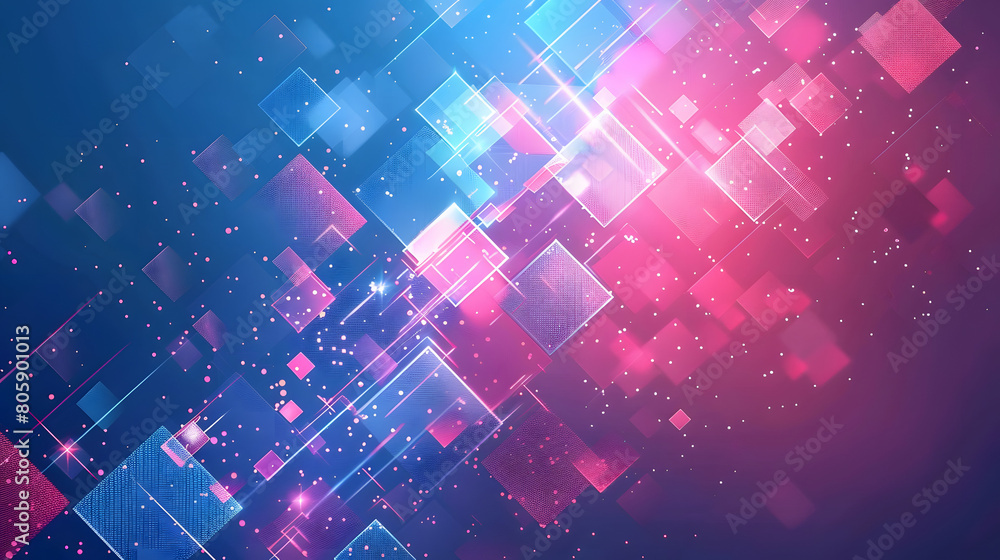 abstract pink and blue square background abstract pink and blue square background