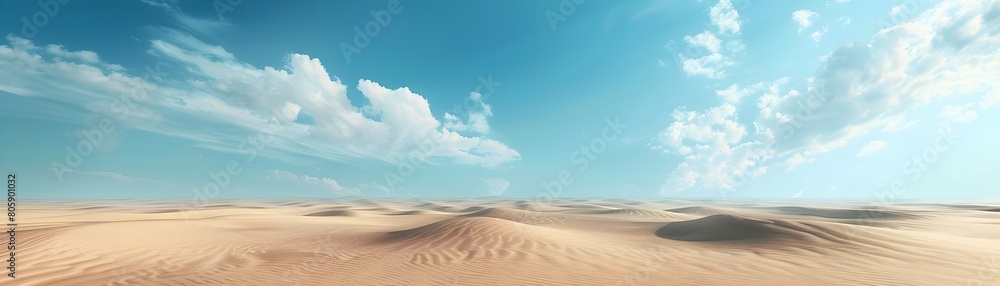 Desert Landscape with Minimal Distractions for Outdoor Product Placement