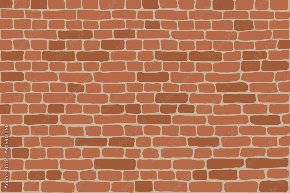Obraz premium Red brick wall 