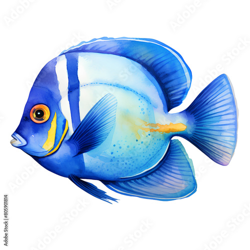 blue coral fish