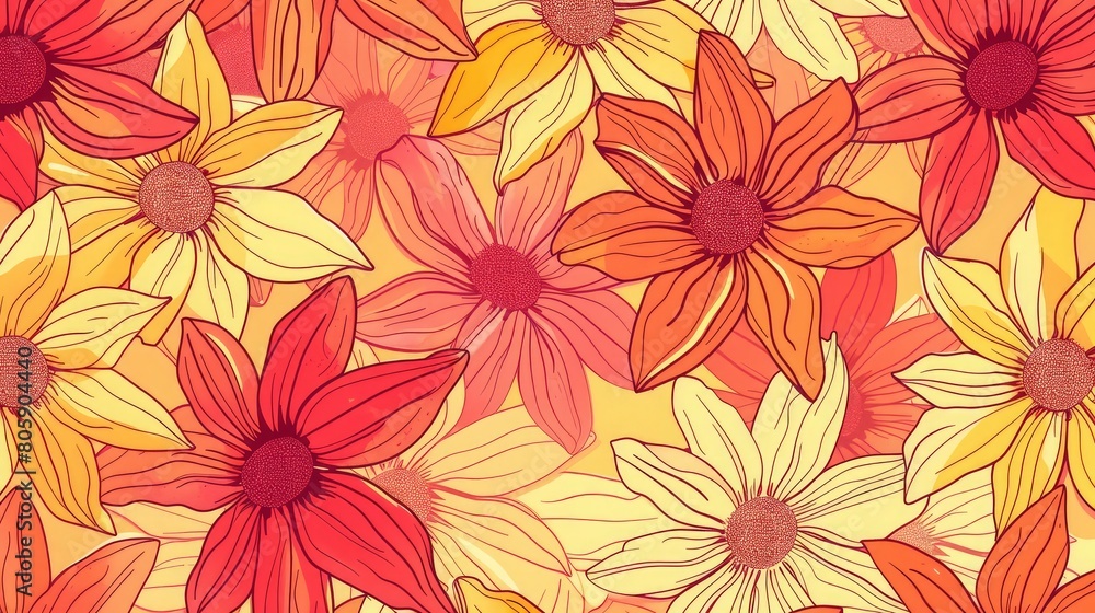 Light red, yellow vector doodle pattern with flowers. Simple design with flowers on abstarct background. Best design for your business,floral background with orange and yellow gerbera daisies
Light red, yellow vector doodle pattern with flowers. Simple design with flowers on abstarct background. Best design for your business,floral background with orange and yellow gerbera daisies