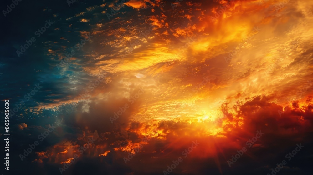 abstract sunset / sunrise