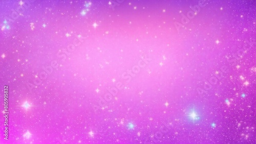 Glittering Pink  Blue and Purple gradient background with hologram effect and magic lights. fantasy backdrop with fairy sparkles  gold stars  and festive blurs