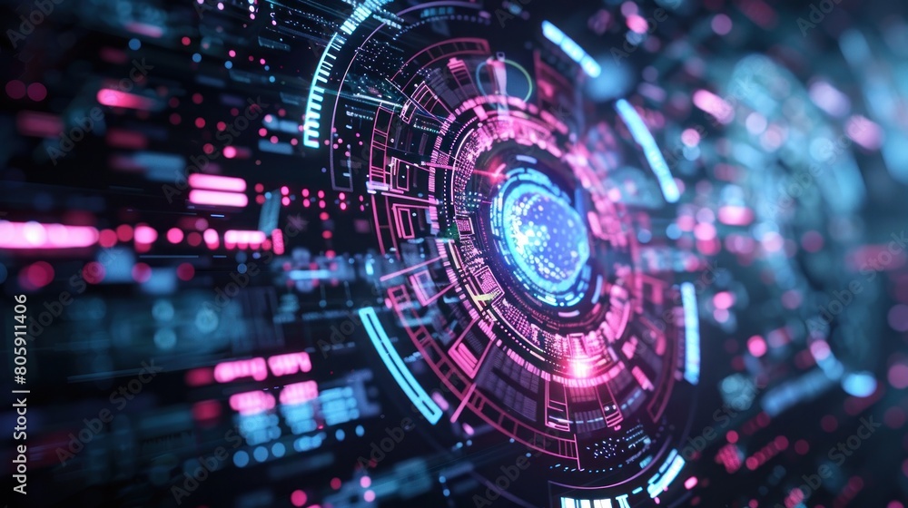 abstract background technology hologram abstract background technology hologram