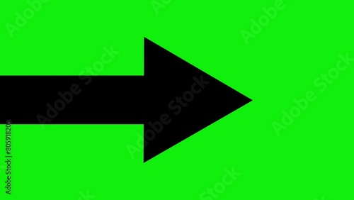 Arrow keys pointing button with green screen. Social media scroll arrow animation buttons.  
 