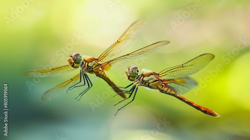 Aerial Acrobats: The Daring Flight Patterns of Dragonflies © xelilinatiq