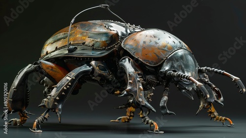 Armor-Clad Guardians: The Impenetrable Exoskeletons of Beetles photo