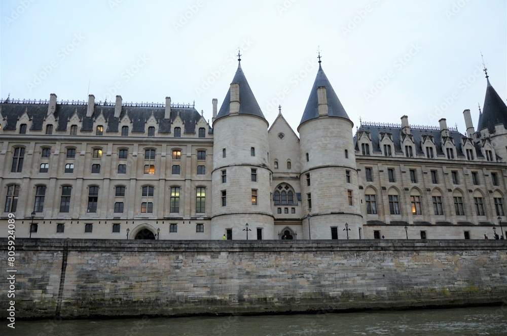 Paris, France 03.26.2017: La Conciergerie, former prison transformed into courts Paris, France 03.26.2017: La Conciergerie, former prison transformed into courts