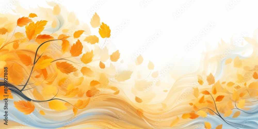 Autumn leaves swirling in the wind Autumn leaves swirling in the wind