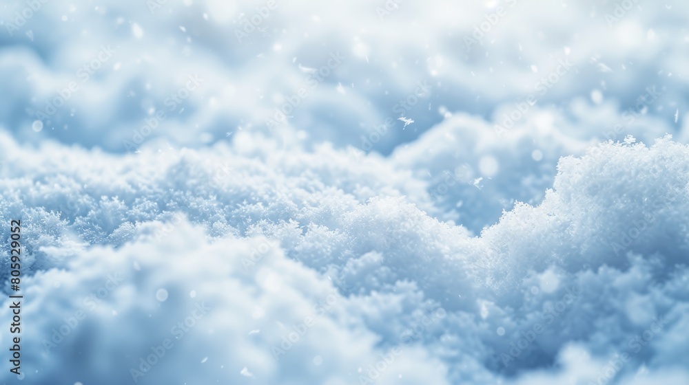 Winter snowy in bokeh lights defocused background Winter snowy in bokeh lights defocused background