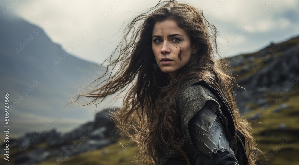 Fierce woman in the wilderness Fierce woman in the wilderness