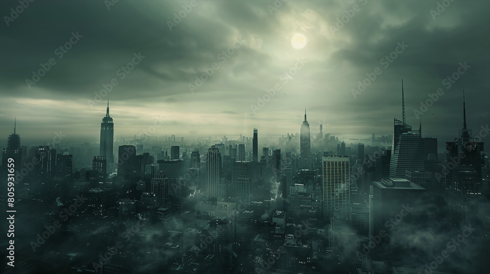 Fototapeta premium Beautiful skyline