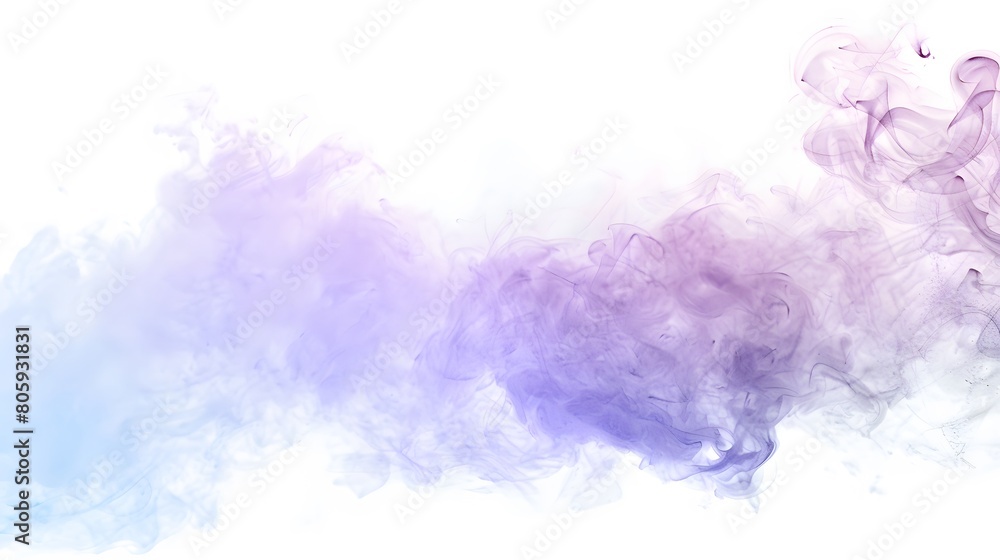 Ethereal Colored Smoke in Soft Pastel Shades