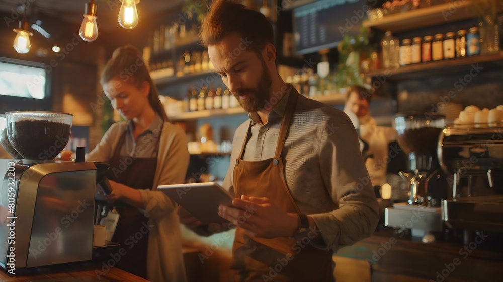 Crafting Perfection: Coffee Shop Workers Hone Their Skills, Embracing Digital Training Crafting Perfection: Coffee Shop Workers Hone Their Skills, Embracing Digital Training