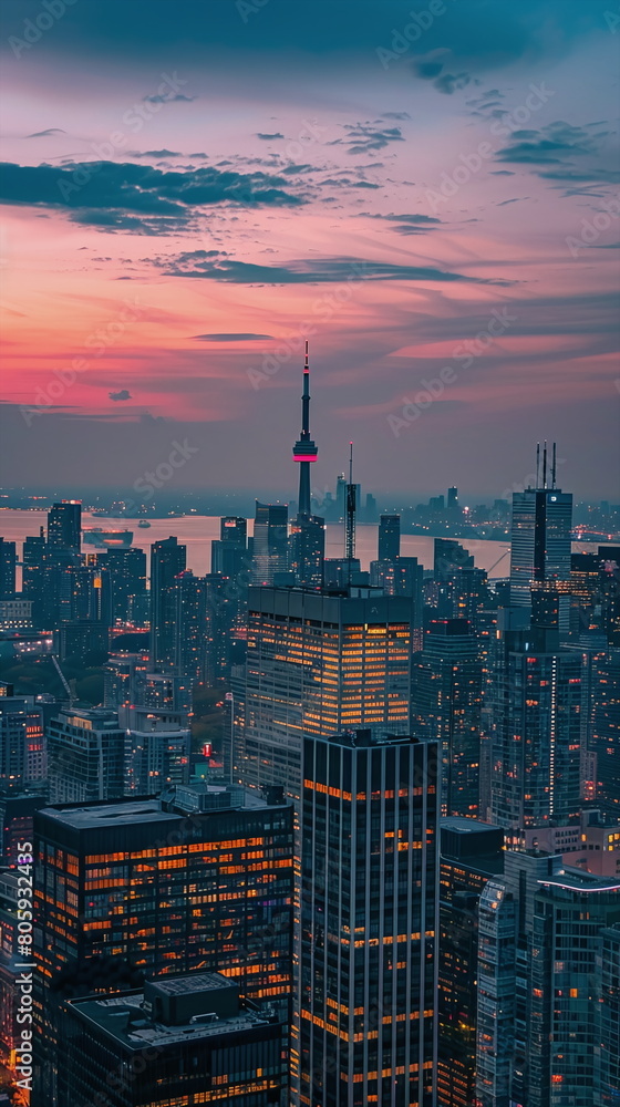 Fototapeta premium Beautiful skyline