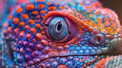 Reptiles' Vibrant Hues: A Spectrum of Scales photo