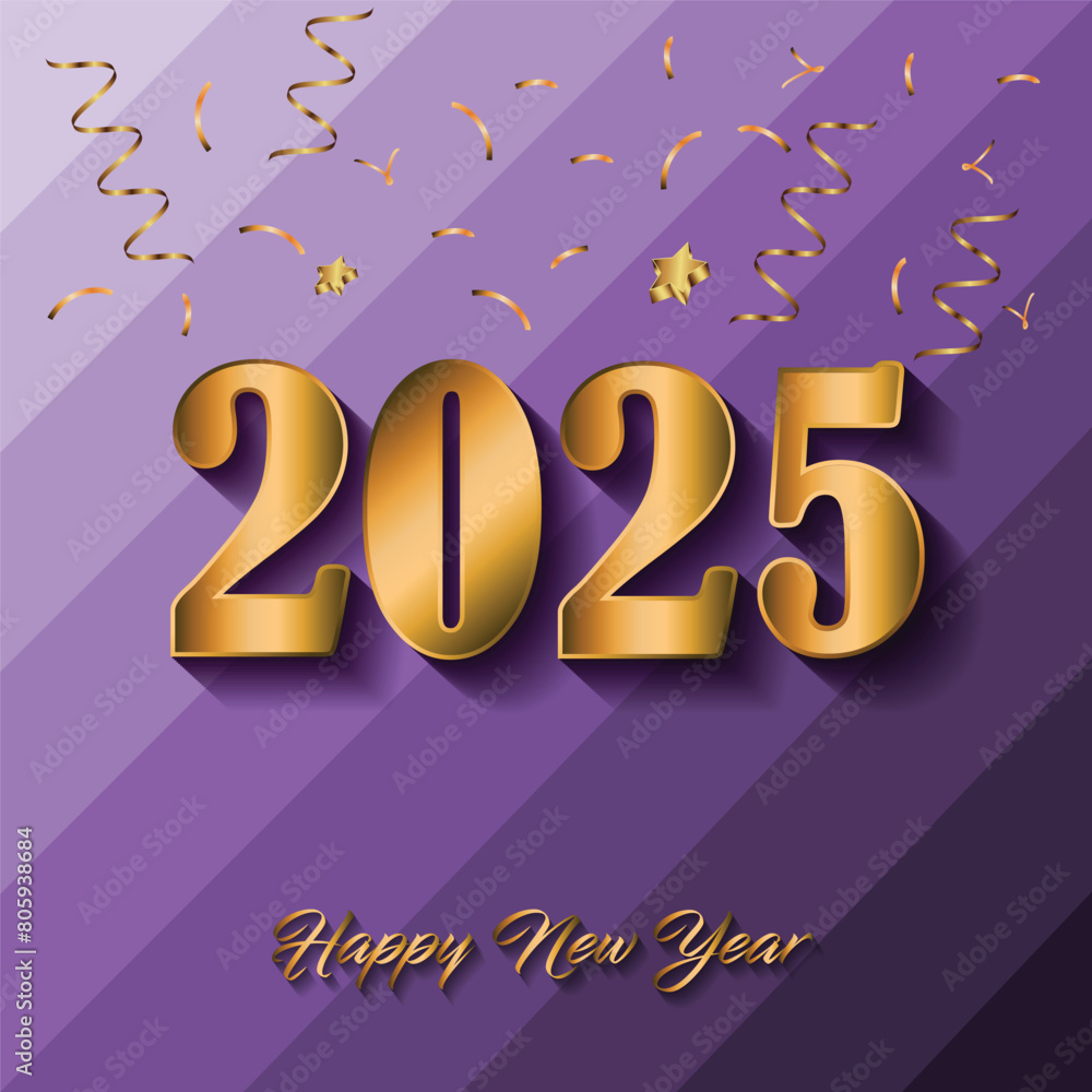 2025 Happy New Year background. 2025 Happy New Year background.