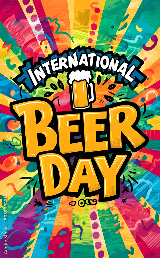 International Beer Day | Cup of beer with foam International Beer Day | Cup of beer with foam