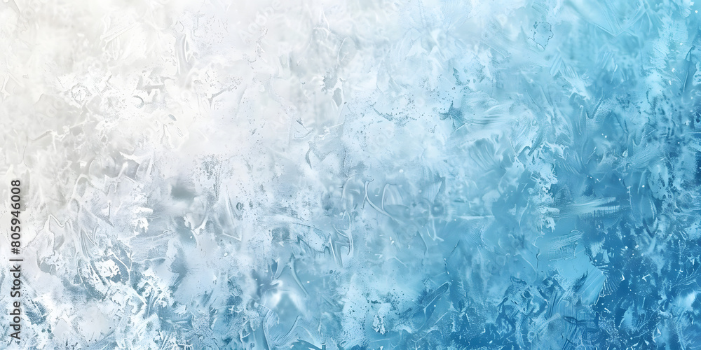 Cool gradient from frosty white to powder blue, featuring a crisp noise overlay, ideal for winter holiday themes or frozen food products